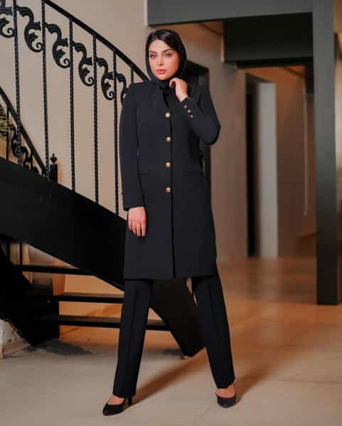 عکس مانتو شلوار اداری آناتا در برغان کرج