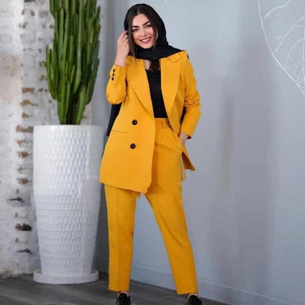 عکس مانتو شلوار اداری آناتا در برغان کرج