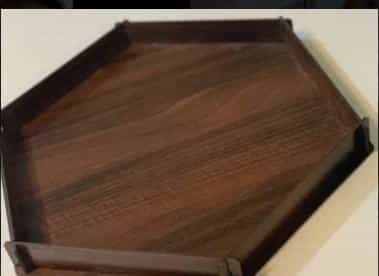 عکس تولیدی سینی چوبی شایان در لاله شیراز