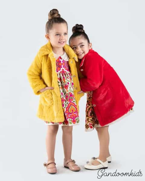 عکس تولیدی لباس بچه گندم در بازار تهران