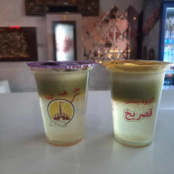 عکس بستنی قصر یخ کوچه باغ تبریز