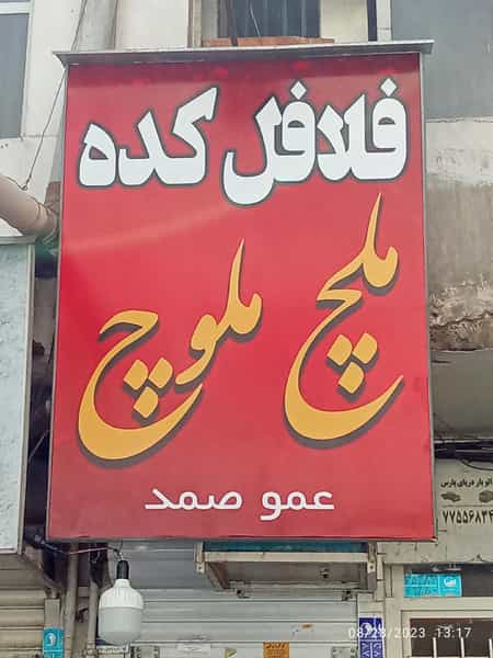 عکس فلافل کده ملچ ملوچ در امامت تهران