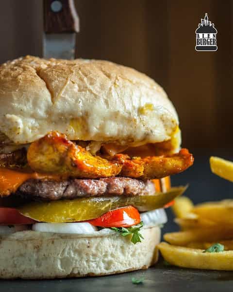 عکس فست فود آلن برگر در سهروردی تهران