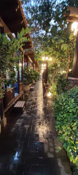 عکس باغ رستوران لرد در آسمان تهران