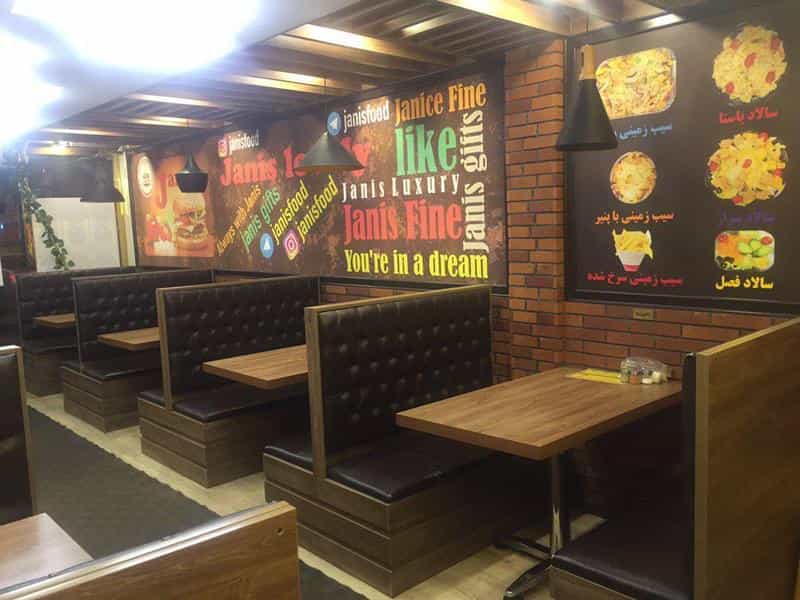 عکس فست فود جنیس در ولیعصر تهران