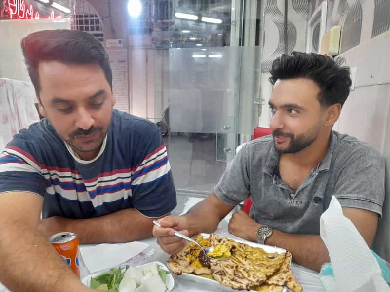 عکس کبابی و بریانی نقش جهان در بازار اصفهان