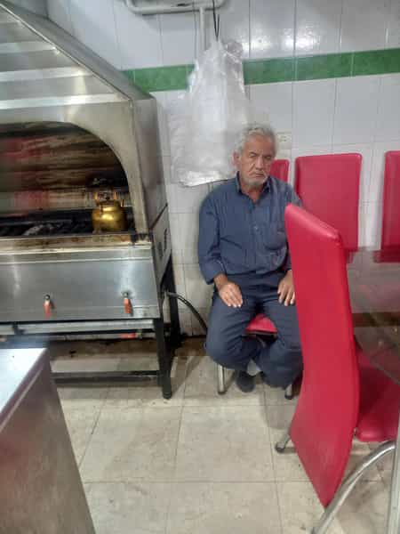 عکس کبابی معصومخانی اطمینان در عیدگاه مشهد