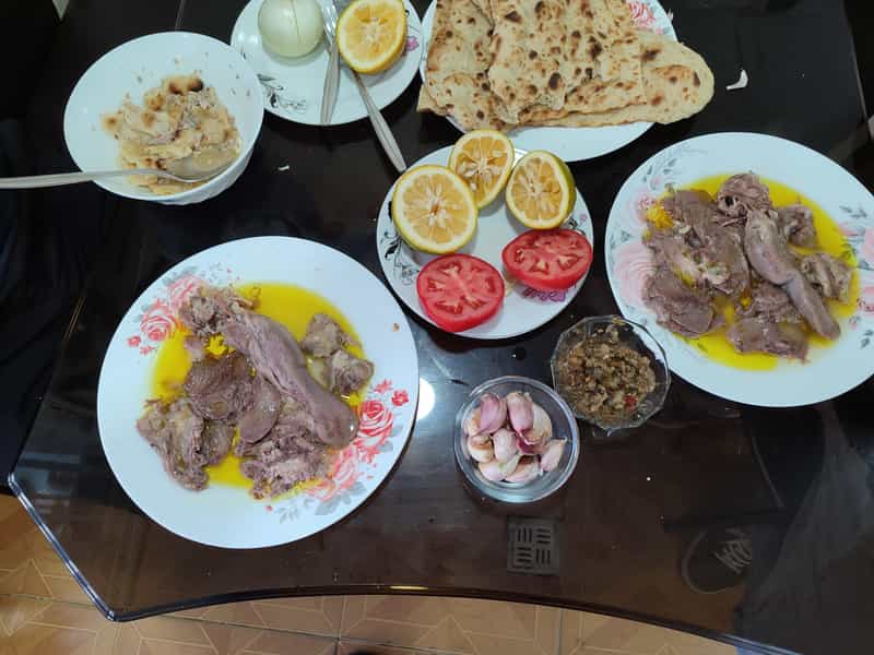 عکس کله پزی بهنام در باقر آباد رشت