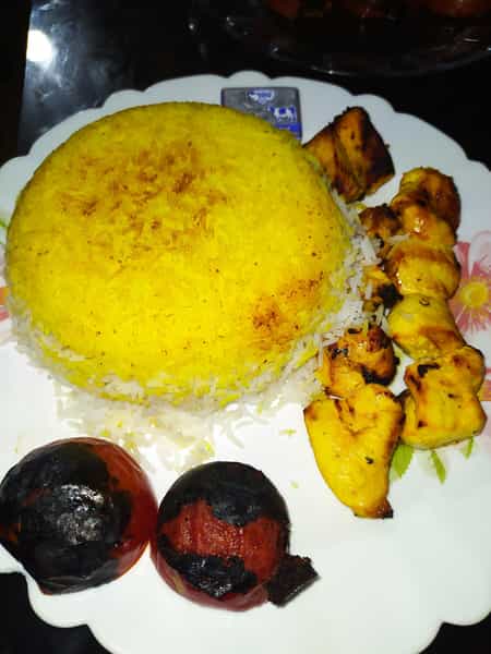 عکس کبابی آبشار طلایی شهرک باران رشت