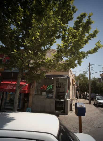 عکس نان لواش در کوشش مشهد