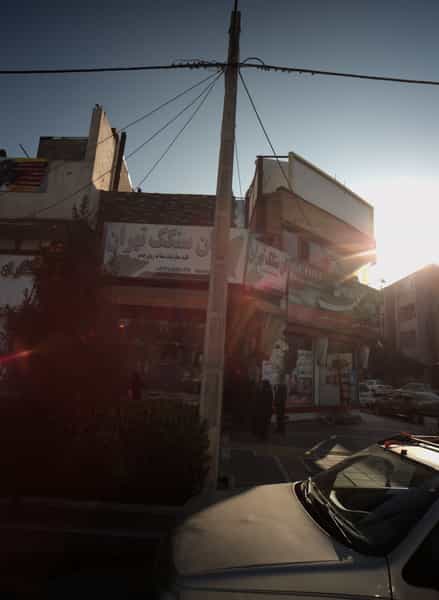 عکس نان سنگک تهران در استاد یوسفی مشهد