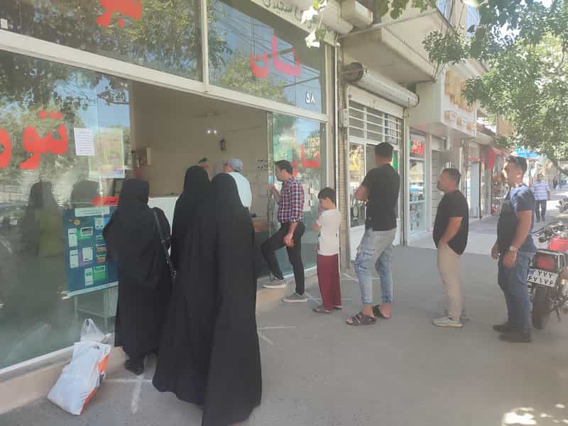 عکس نان تنوری سنتی سعیدی در شفا مشهد