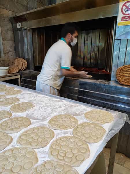 عکس نانوایی بربری گلها کوی مهران تهران