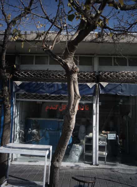 عکس نان لواش گل گندم در مرزداران تهران