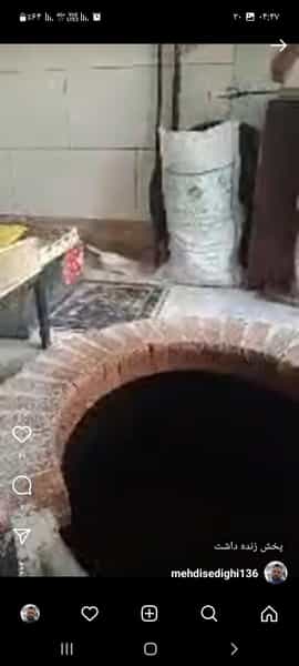 عکس نانوایی خراسانی تنوری در مشیریه تهران