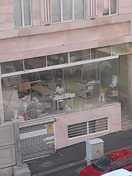 عکس نانوایی سنگک در سرو آزاد تهران