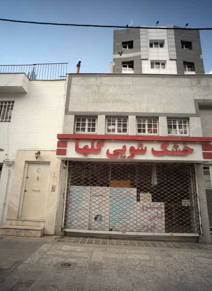 عکس خشک شویی گلها در سجاد شهر مشهد