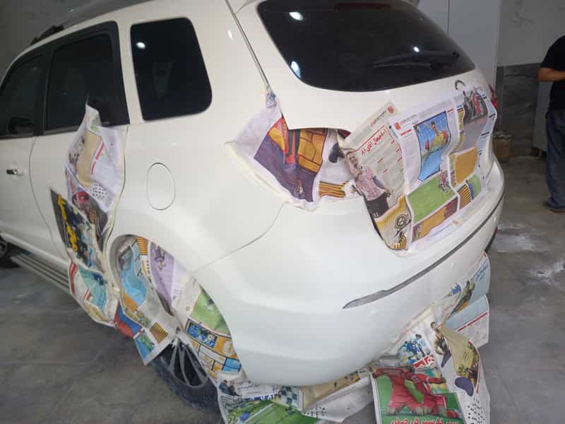 عکس خدمات صافکاری و نقاشی آقای صافکار (کار سید) در آشتیانی تهران