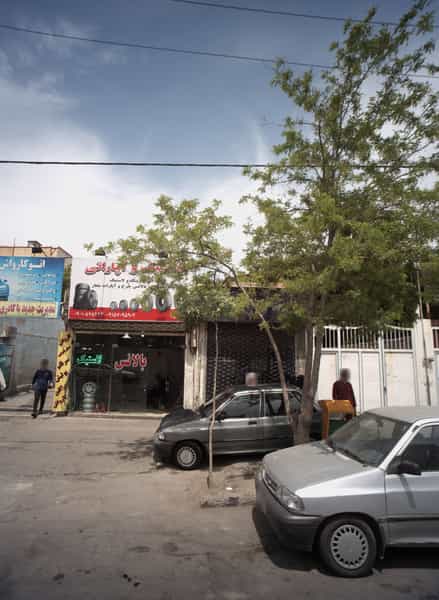 عکس لاستیک و آپاراتی در شفا مشهد