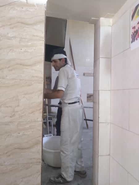 عکس سنگگ پزی عرب محرم در سرخاب تبریز