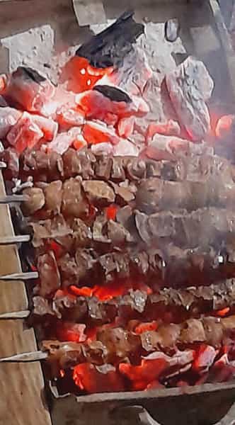 عکس کبابی جگرکی حسن ابرام در سرآسیاب فرسنگی کرمان