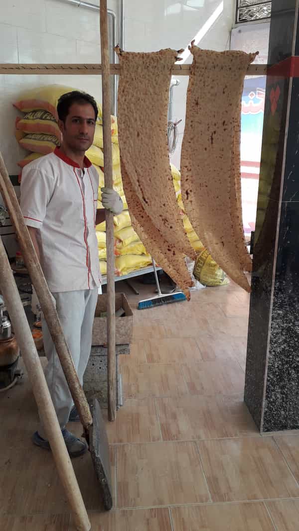 عکس سنگک سعید محمد زاده در حافظ ارومیه