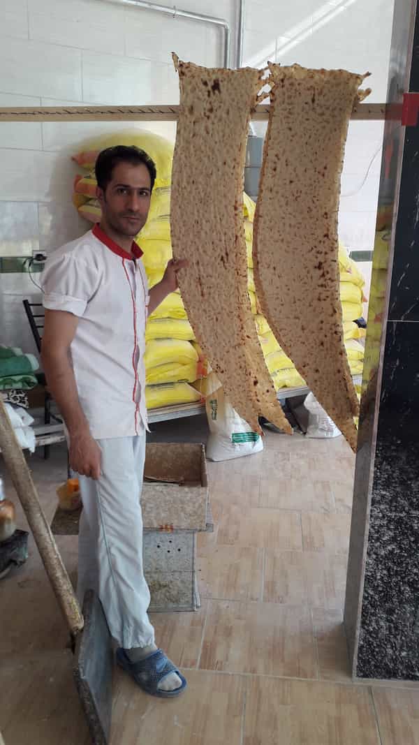 عکس سنگک سعید محمد زاده در حافظ ارومیه