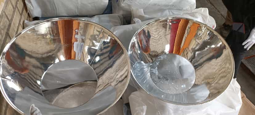 عکس آبکاری پلاستیک جوشن در امامزاده قدس