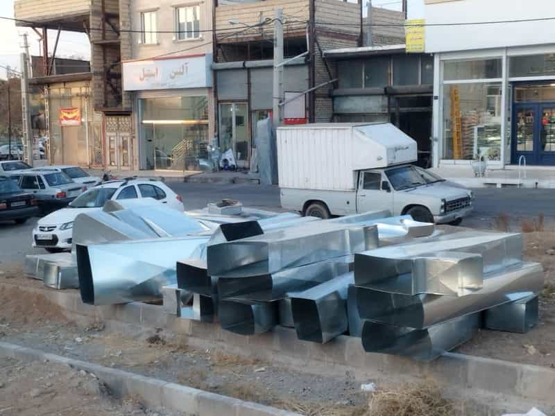 عکس کانال سازی کولر برادران ضیائی در سایان زنجان