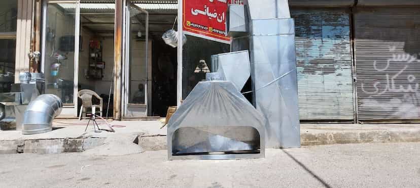 عکس کانال سازی کولر برادران ضیائی در سایان زنجان