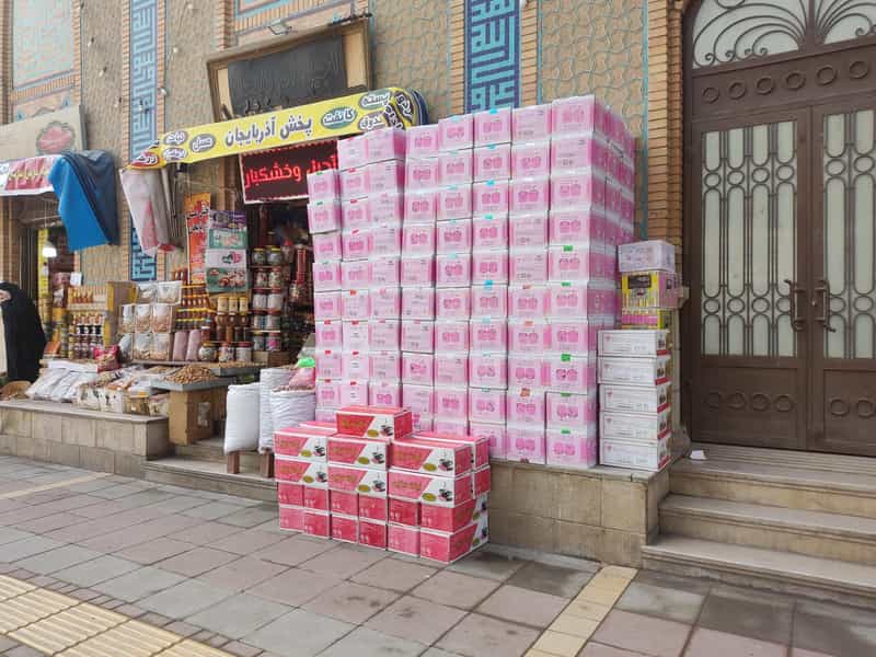 عکس آجیل و خشکبار آذربایجان در شیرودی مشهد