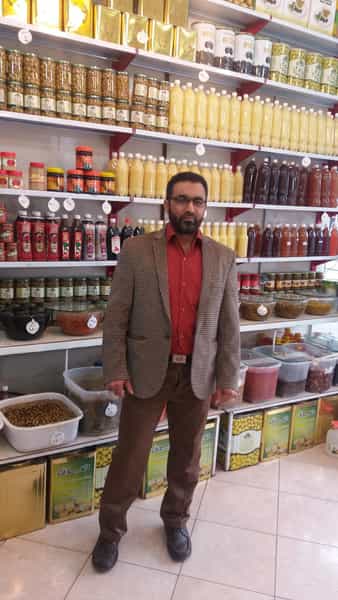 عکس آبلیموی سجاد در عبادی مشهد