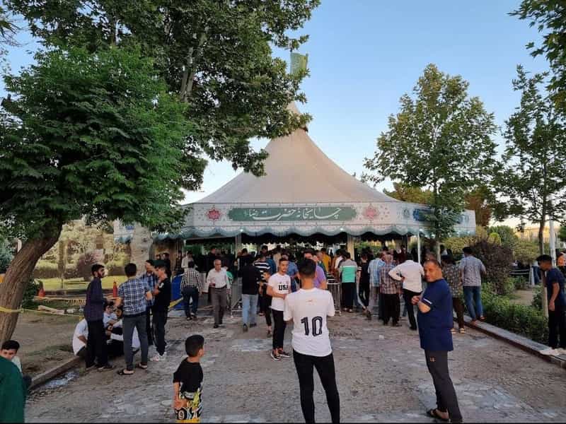 عکس چایخانه حضرت رضا (ع) در چهارباغ مشهد