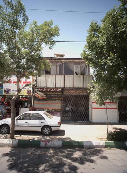 عکس قفل سازی اتومبیل فولادی در فاطمیه مشهد