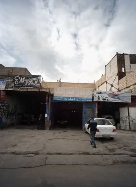 عکس جلوبندی هیدرولیک ترافیک شهرک مهر آباد مشهد