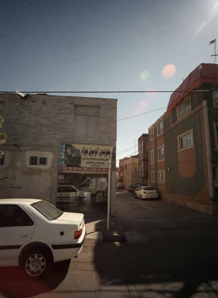 عکس جلوبندی اتومبیل جواد در فاطمیه مشهد