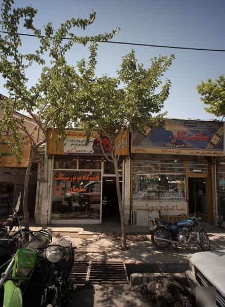 عکس تعمیرگاه موتور سیکلت سامان در کارمندان اول مشهد