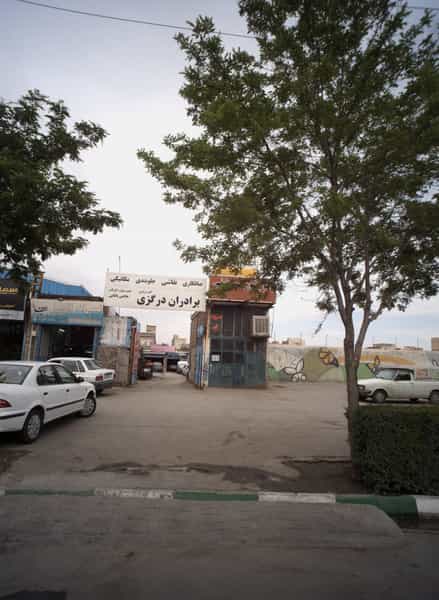 عکس صافکاری نقاشی جلوبندی مکانیکی برادران درگزی در نوده مشهد