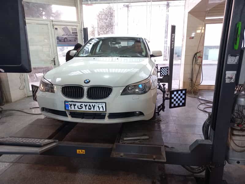 عکس تعمیرگاه جلوبندی،میزان فرمان لیزری،تعمیرگاه اتوکمک کرج