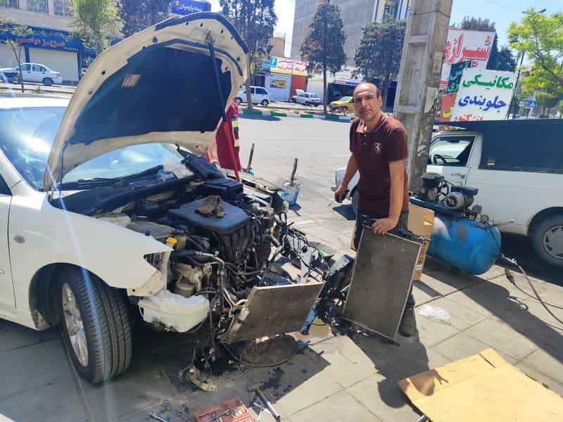 عکس رادیاتور سازی مهدی در مصباح کرج