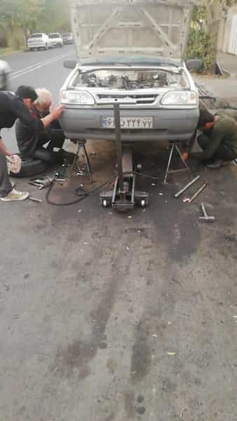 عکس مکانیکی عمو بیژن در دولت آباد کرج