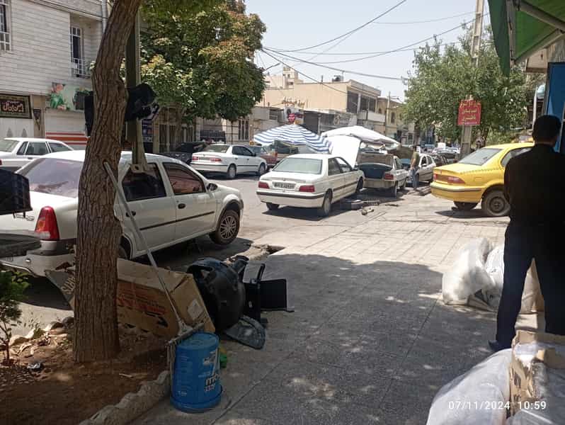 عکس تعمیرگاه جلوبندی میثم اوس منصور در آبیاری شیراز