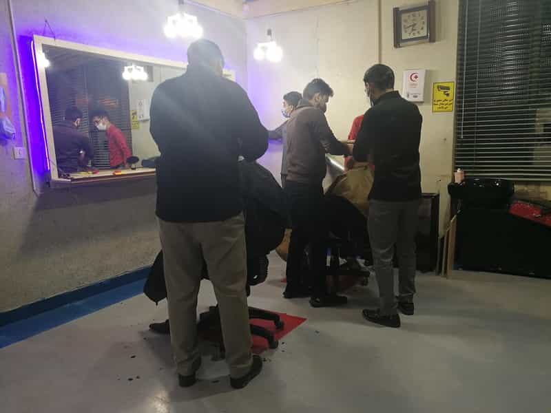 عکس اموزشگاه ارایشگری مردانه شوهان در فردوسی کرمان