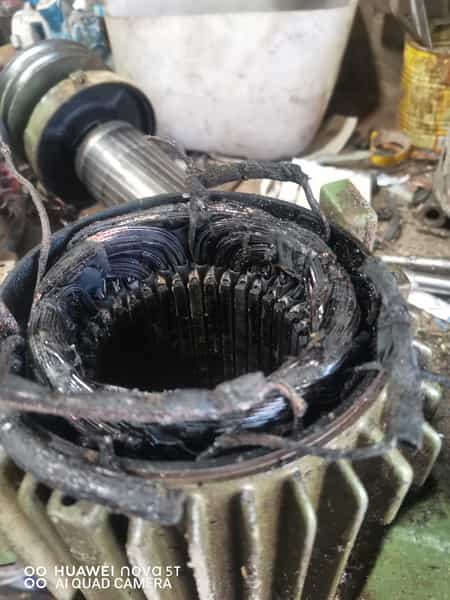 عکس سیم پیچی سید علی یزدانی در شهرقائم قم