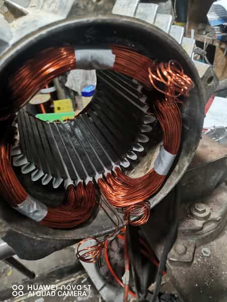 عکس سیم پیچی سید علی یزدانی در شهرقائم قم