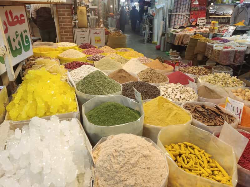 عکس گیاهان دارویی قائنات اورمیه در بازار باش ارومیه