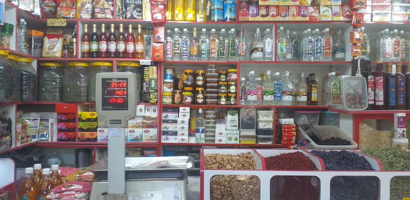 عکس عطاری حمید علیجانی در بازار قزوین قزوین