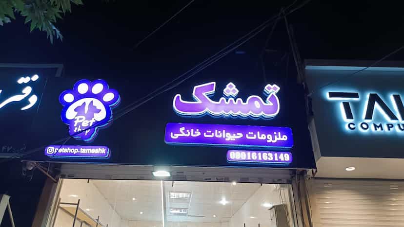 عکس پت شاپ تمشک در کوثر مشهد