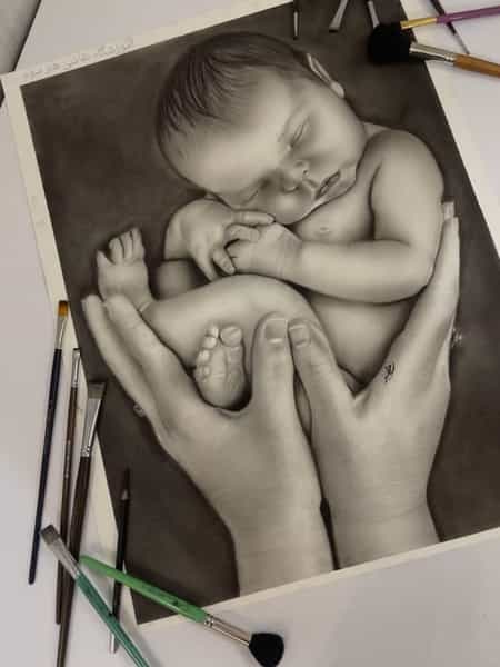 عکس آموزشگاه نقاشی هنر سوم در زنبیل آباد قم