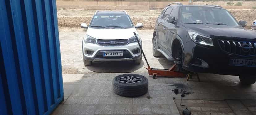 عکس جلوبندی و ترمز هیدرولیک اردکانی قم